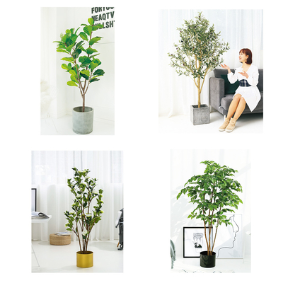 Home Decoration Aesthetic Easy To Care Artificial Ficus Tree 1.6m
