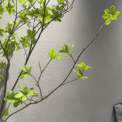 Potted Artificial Landscape Trees Philodendron 120cm 160cm For Indoor Decoration