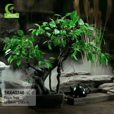 Artificial Plastic Ficus Tree Special Artificial Potted Floor Plants For Indoor Decoration
