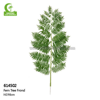 Wiind Resistance 160cm Artificial Tree Branches , Plastic Fern Leaves Realistic