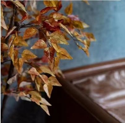 200cm Artificial Potted Floor Plants Simulated Fake Plant Colored Birch Tree Interior Decoration