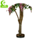 Odporne na promieniowanie UV sztuczne rośliny doniczkowe ozdobne realistyczne kwiaty glicynii fioletowe drzewo
