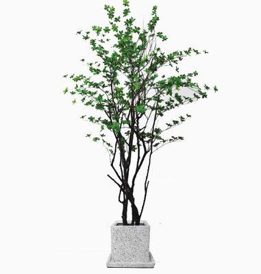 Flame Retardant Artificial Potted Floor Plants For Indoor Outdoor Decor Fake Trees