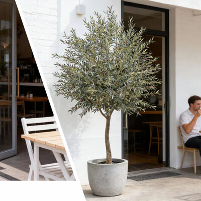 Gorąco Sprzedawana Sztuczna Roślina Łącząca Doniczkowe Drzewka Oliwne Wysokiej Jakości Ozdobne Sztuczne Drzewko Oliwne do Dekoracji Wnętrz