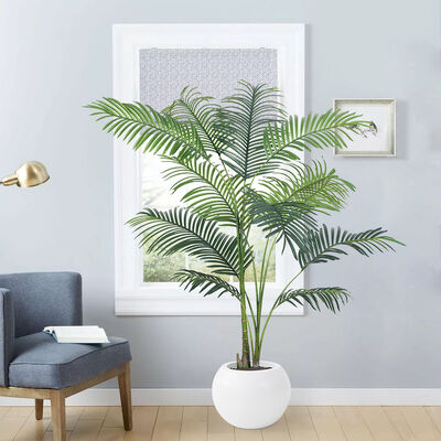 180cm New Hawaii Palm Artificial Tropical Palm Potted Faux Green Plants for Indoor Decoration
