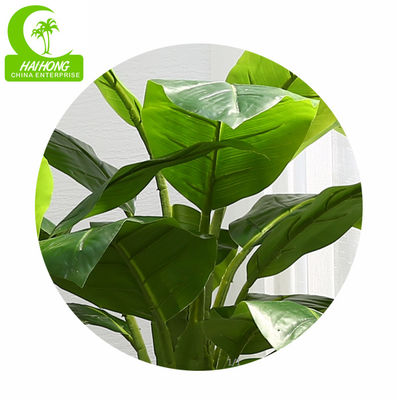 Indoor Decorative 180cm Artificial Diffenbachia Plant Big Green Leaves For Space Landscaping