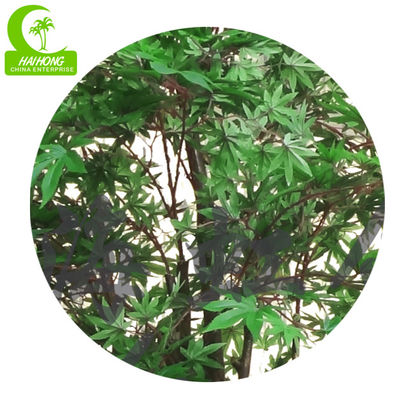 Realistic Flame Retardant H200cm Artificial Maple Plant Good Looking