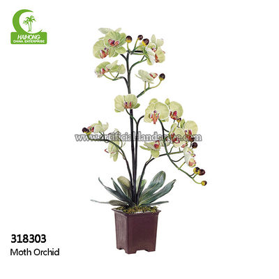 Anti Fading 65cm Artificial Moth Orchid In Various Colors